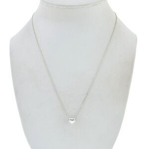 Vintage Footnotes Sterling Silver 925 Heart Bead Necklace 18"